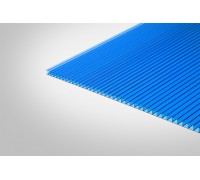 Сотовый поликарбонат КОЛИБРИ 3,70 мм 2100x6000 мм синий 30%