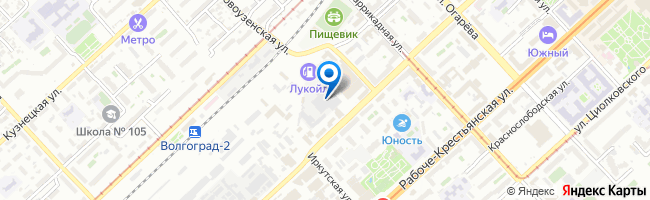Схема проезда к складу «Полигаль Восток» в Волгограде