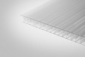 Сотовый поликарбонат Полигаль прозрачный  10,0 мм 2100x6000 мм ГОСТ TSK
