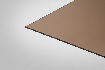 Монолитный Поликарбонат КОЛИБРИ бронзовый 40% 4,0 мм 2050x3050 мм