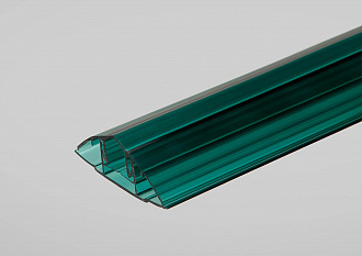 Профиль разъемный соединительный для поликарбоната 6-16 зеленый 6м