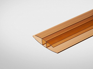 Профиль Полигаль Практичный янтарный  10,0 мм x6000 мм