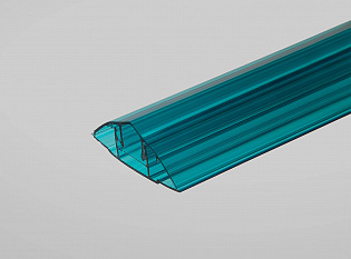 Профиль разъемный соединительный для поликарбоната 6-16 бирюзовый 6м